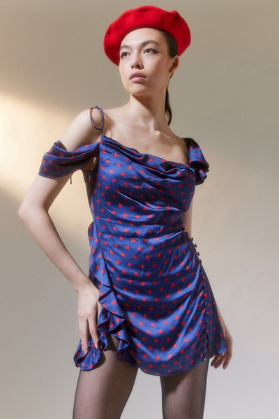 Dolores Dress-Petrol main image 0