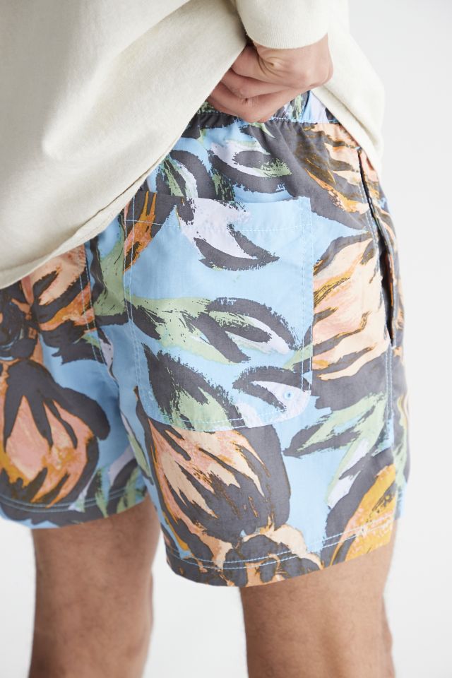 Short de bain en nylon UO à motif floral 3" #4