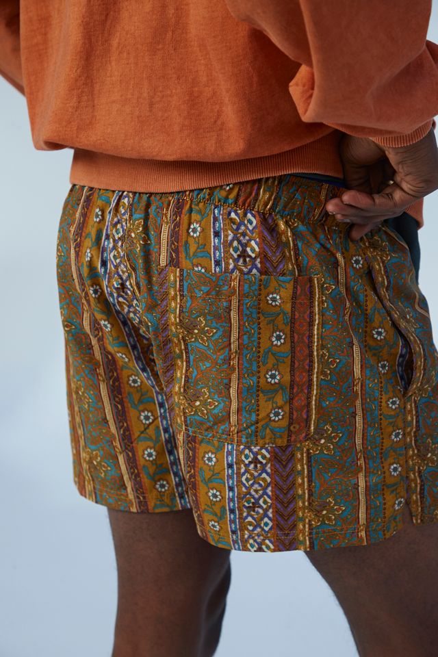 UO Paisley Stripe 3” Swim Short #4