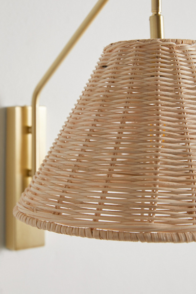 Urban Outfitters Tina Rattan Sconce - Thumbnail 4