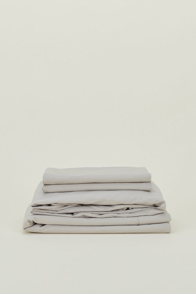 Hawkins New York Essential Organic Cotton Percale Sheet Set #1