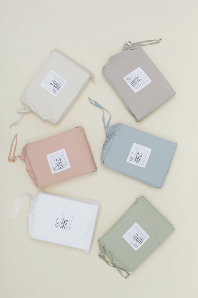 Hawkins New York Essential Organic Cotton Percale Sheet Set #2