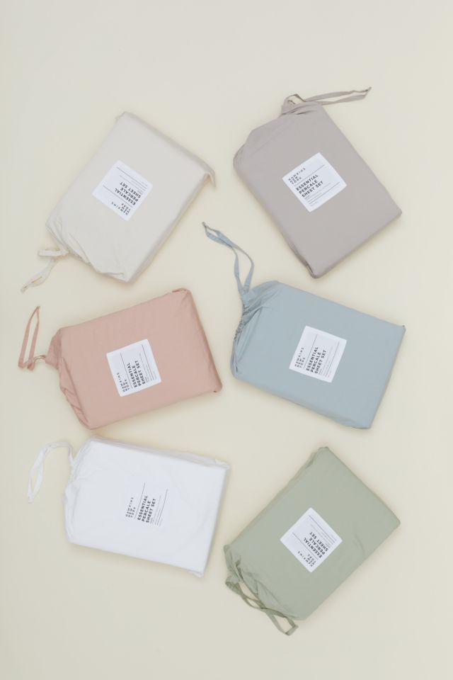 Hawkins New York Essential Organic Cotton Percale Sheet Set #2