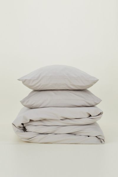 Hawkins New York Essential Organic Cotton Percale Duvet Cover