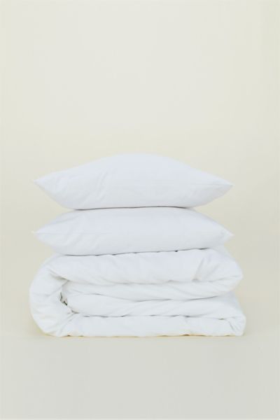 Hawkins New York Essential Organic Cotton Percale Duvet Cover