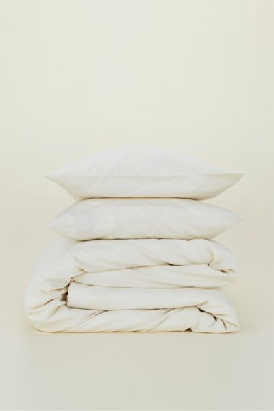 Hawkins New York Essential Organic Cotton Percale Duvet Cover