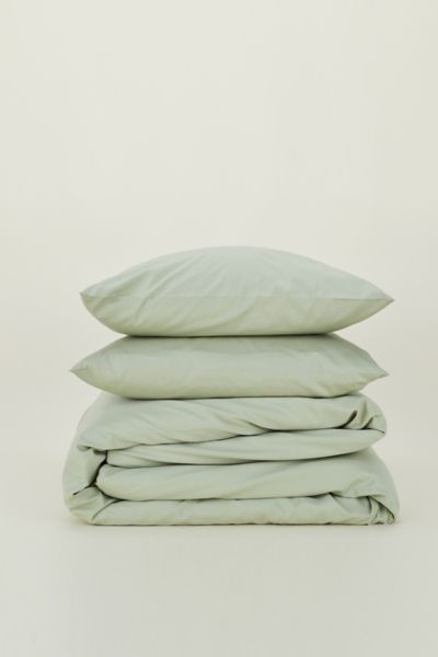 Hawkins New York Essential Organic Cotton Percale Duvet Cover