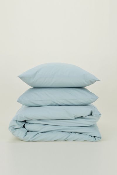 Hawkins New York Essential Organic Cotton Percale Duvet Cover