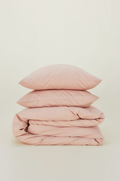 Hawkins New York Essential Organic Cotton Percale Duvet Cover