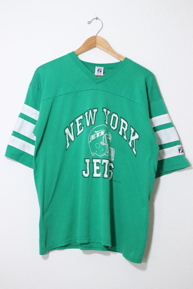 NY Jets, NFL One of A Kind Vintage Shirt with Overall Crystal Design