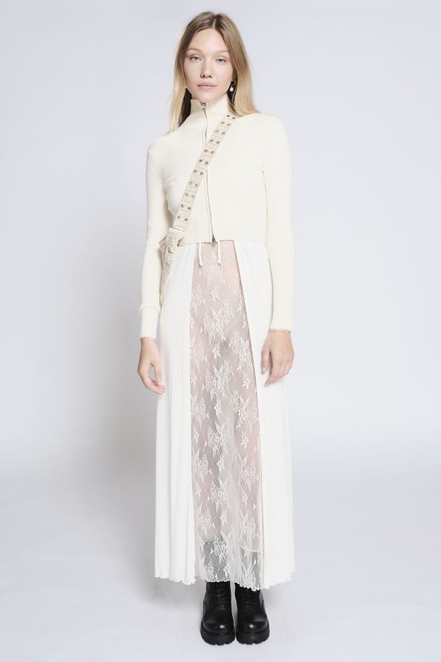 Urban outfitters white lace hot sale dress