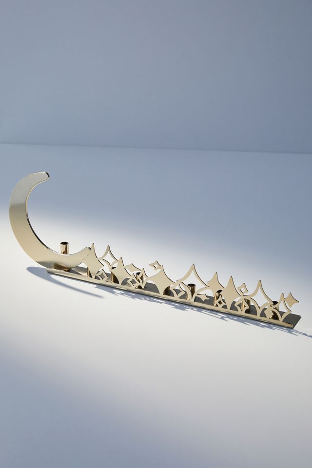 Moon & Stars Menorah #1
