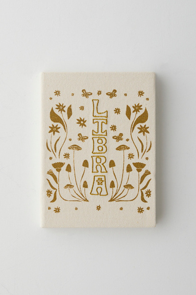 Libra Zodiac Embroidered Journal | Urban Outfitters