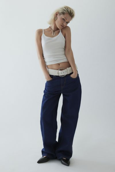 Bdg Bella Baggy Jean In Dark Blue