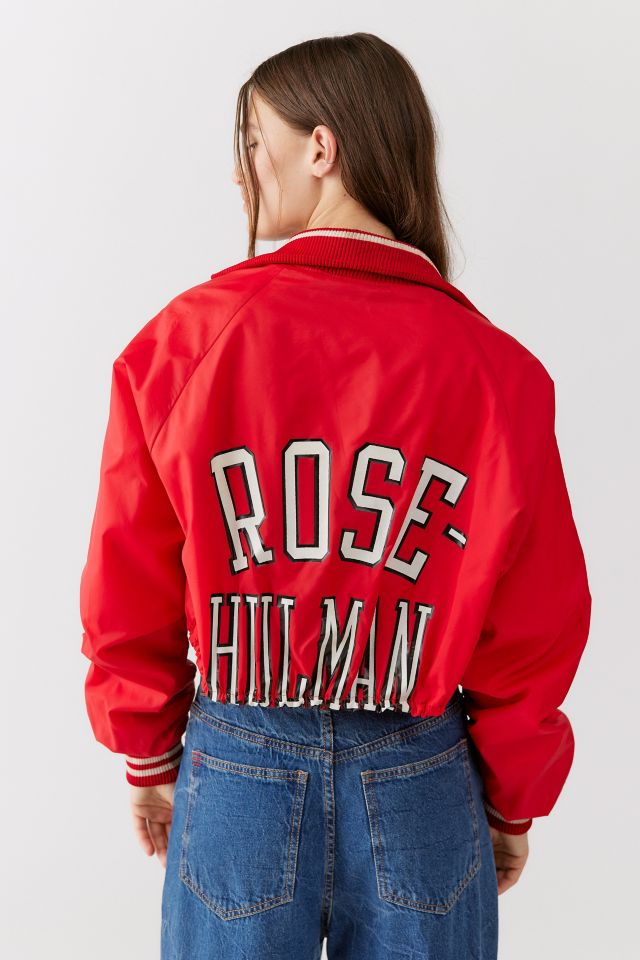 Urban Renewal Remade Cropped Baseball Jacket #4