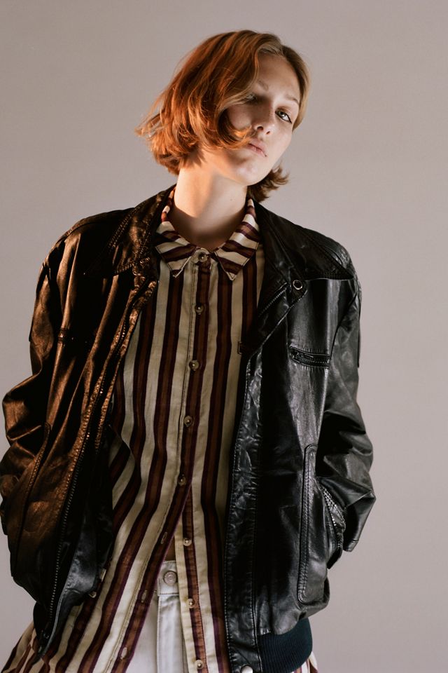 Urban Renewal Vintage Leather Flight Jacket | Urban Outfitters