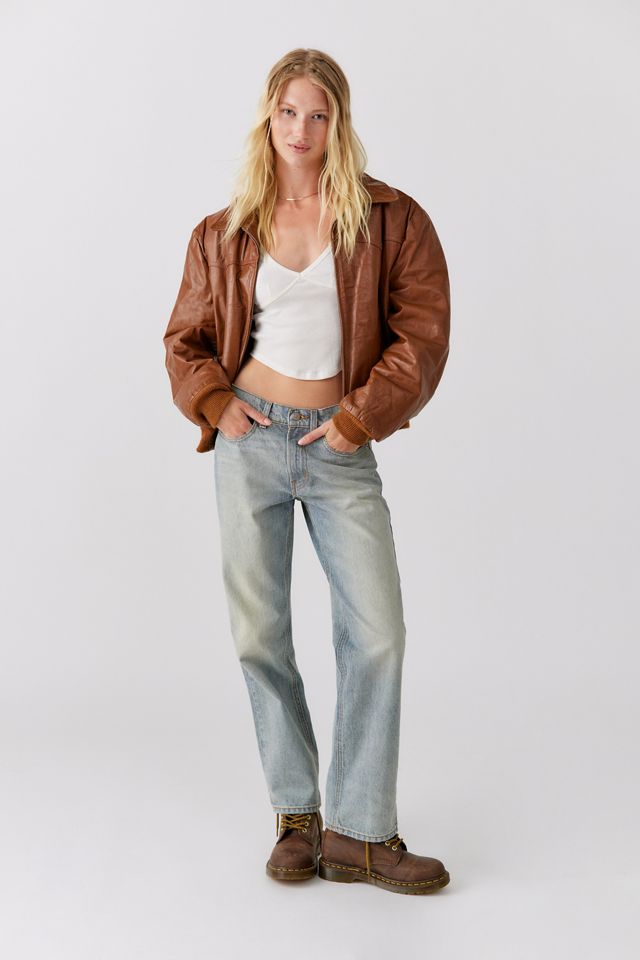 Urban Renewal Vintage Leather Flight Jacket #2
