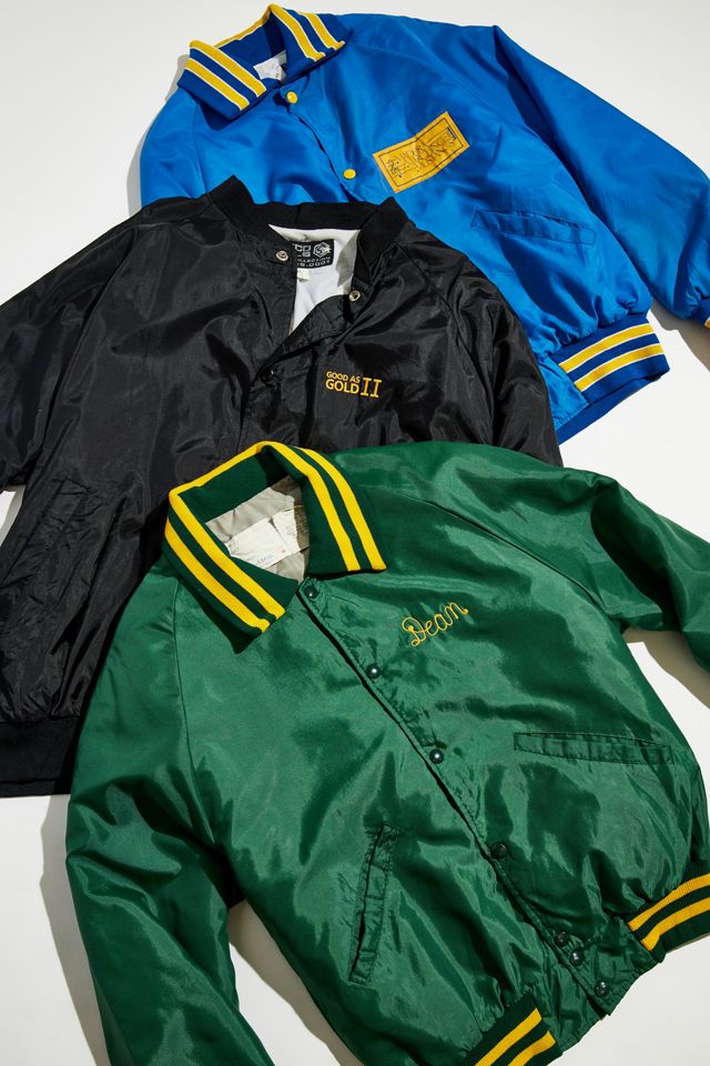 Urban Utility Baseball Jacket - Olive Green
