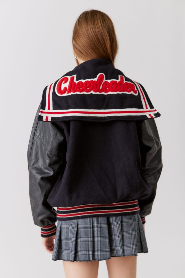 Urban Renewal Vintage Oversized Varsity Jacket #5