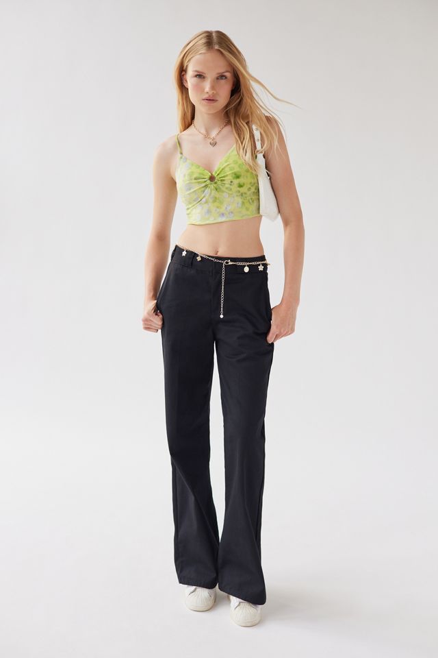 Urban Renewal Remnants Mesh Polka Dot Crop Top #2