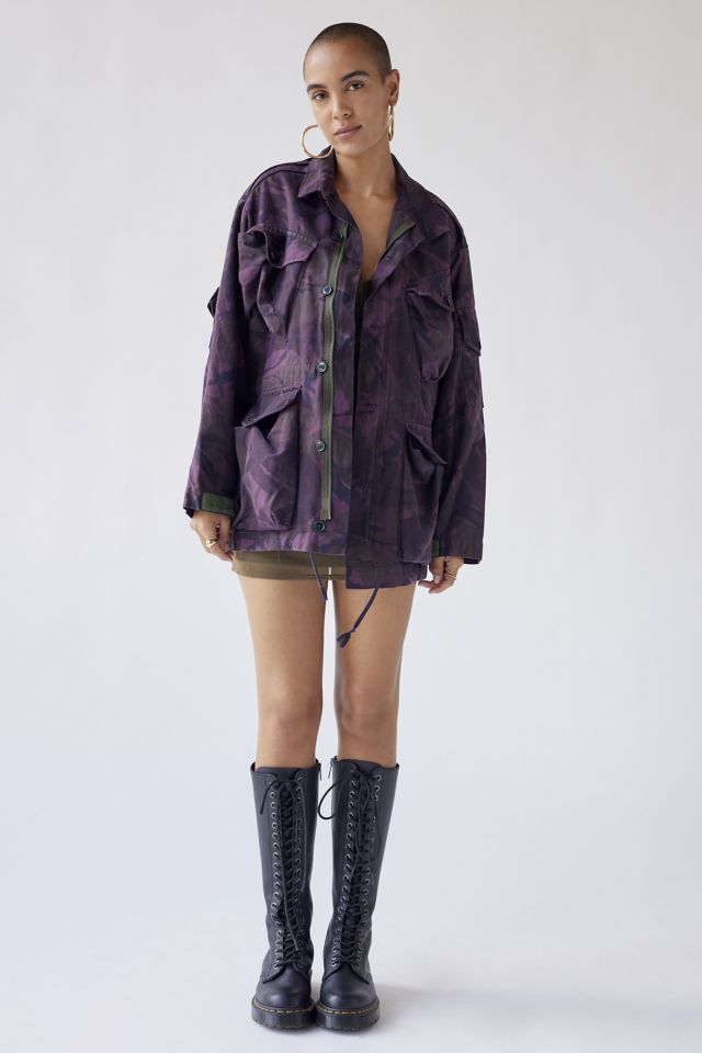 Urban Renewal Vintage Overdyed British Camo Field Jacket | Urban Outfitters