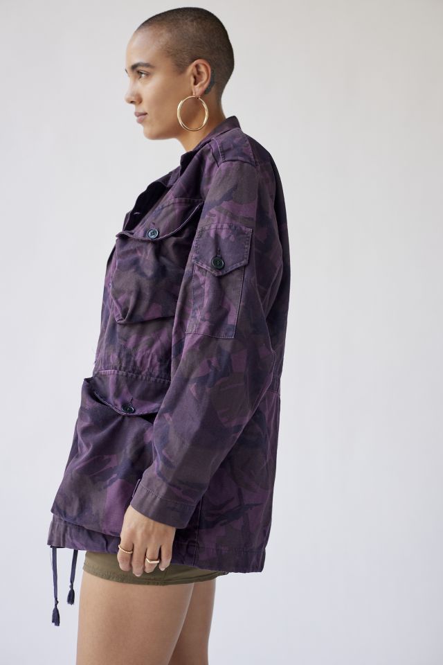 Urban Renewal Vintage Overdyed British Camo Field Jacket #3