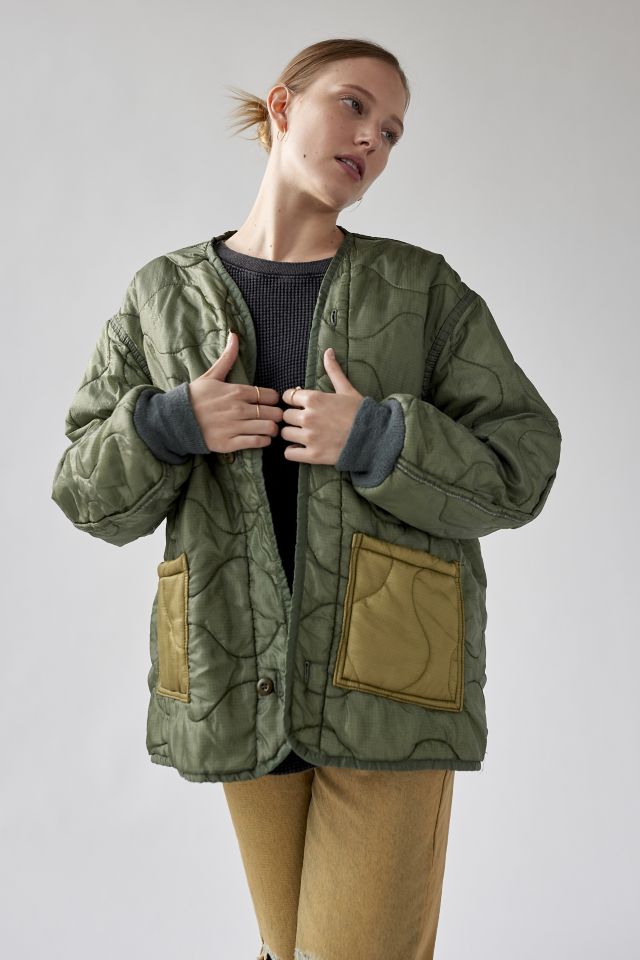 Urban Renewal Vintage Two Pocket Quilted Liner Jacket