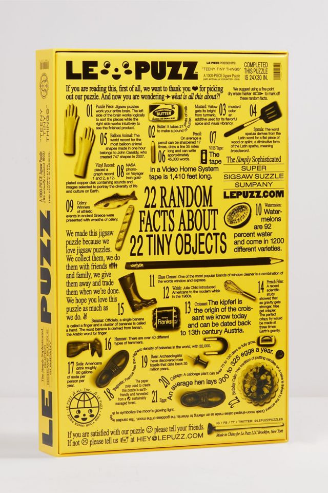 Le Puzz Teeny Tiny Things Jigsaw Puzzle #2