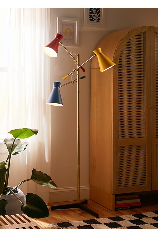 Urban Outfitters Izzy Floor Lamp In Multi