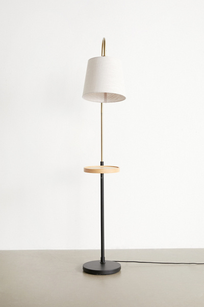 Urban Outfitters Miller Side Table Floor Lamp