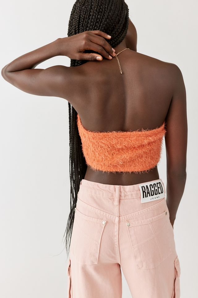 Urban Renewal Remnants Fuzzy Tube Top | Urban Outfitters Canada