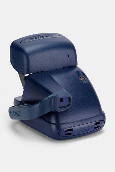 Polaroid Blue Express Vintage 600 Instant Camera Refurbished by Retrospekt