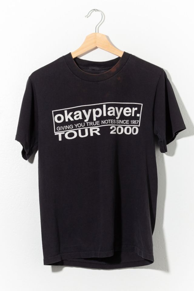 Vintage Y2K The Roots Okayplayer adidas Tour T-Shirt Black