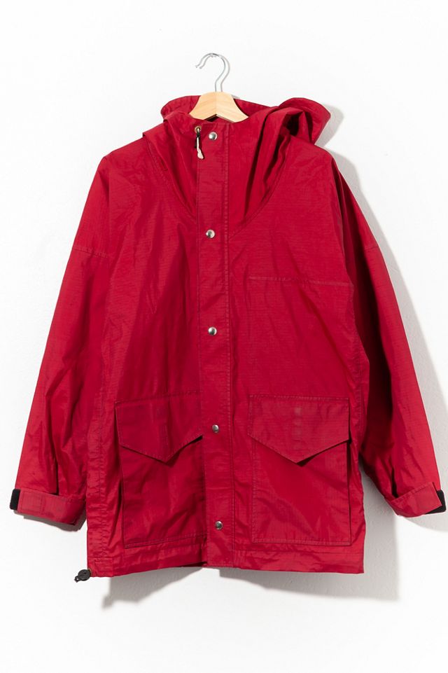 Vintage 1980s MSR Gore-Tex Parka Rain Jacket Maroon Made in USA | Urban ...