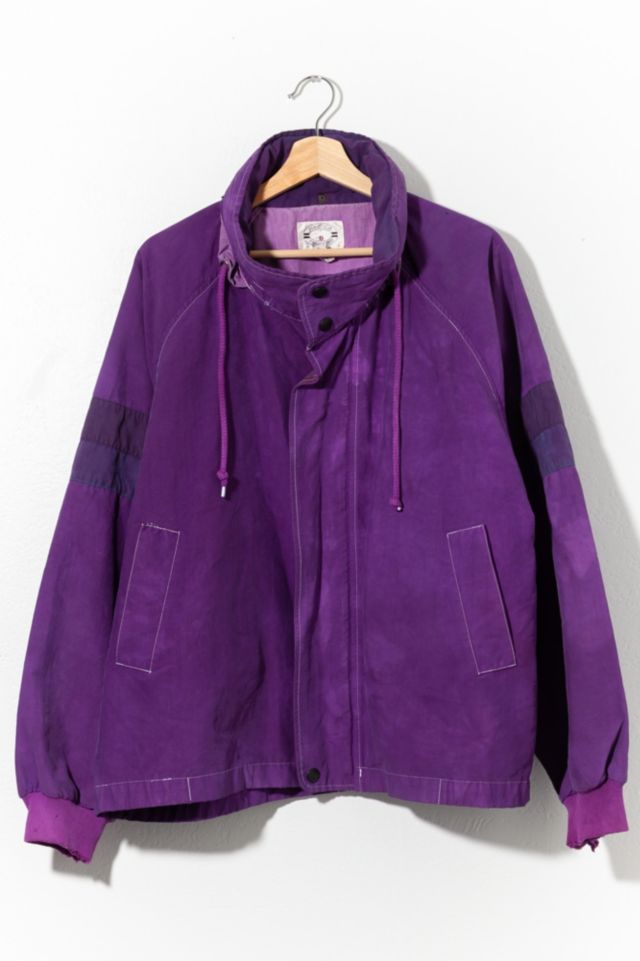 Vintage 1990s Nautica Purple Over-dyed Windbreaker | Urban Outfitters