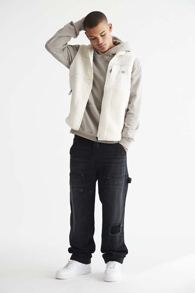 Dickies Red Chute Piled Fleece Vest #1