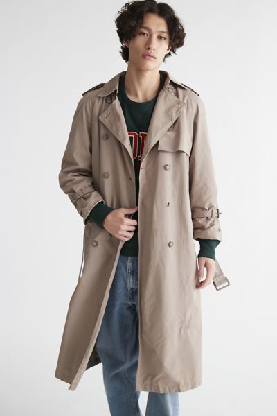 vintage long trench coat