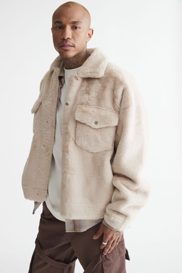 Urban outfitters outlet faux fur jacket