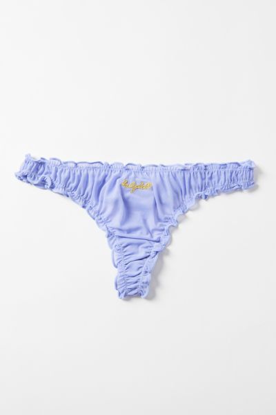 Out From Under Sweet Nothings Embroidered Thong In Baby Doll