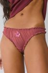 Out From Under Sweet Nothings Embroidered Thong