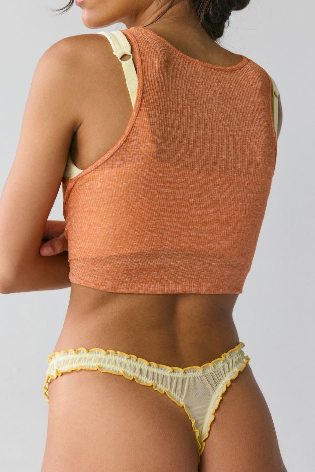 Out From Under Sweet Nothings Embroidered Thong #2