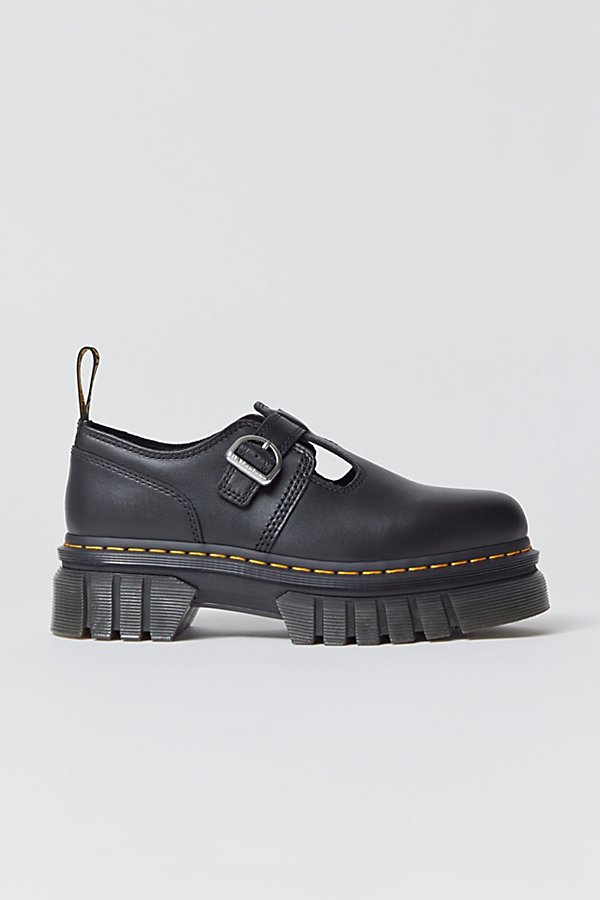 DR. MARTENS' AUDRICK T-BAR MARY JANE LOAFER IN BLACK, WOMEN'S AT URBAN OUTFITTERS