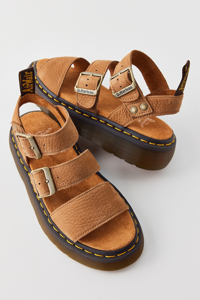 Dr. Martens Gryphon Quad Leather Platform Sandal | Urban Outfitters