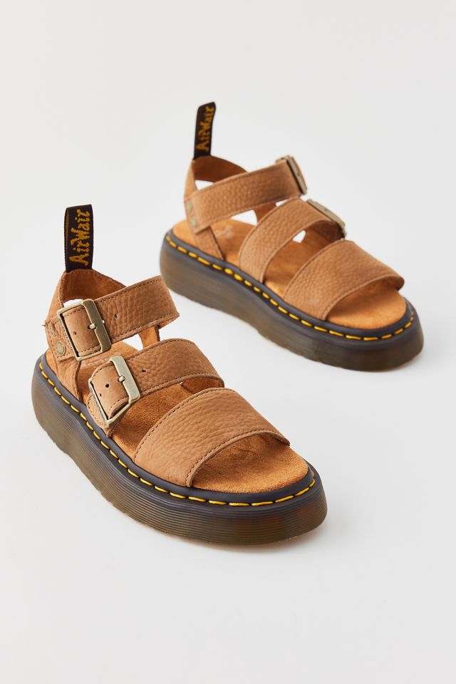 Dr. Martens Gryphon Quad Leather Platform Sandal | Urban Outfitters