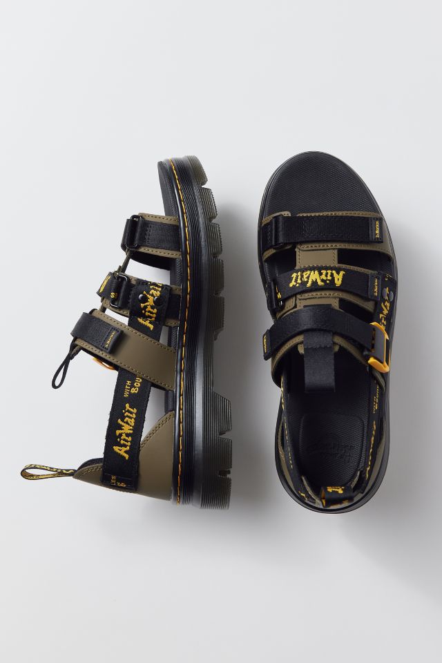 【aki】Dr. Martens Pearson Pearson Strap Webbing Sandals in Gunmetal | Dr. Martens