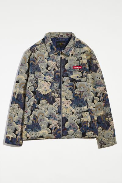Teddy Fresh Tapestry Zip-Front Shirt | Urban Outfitters