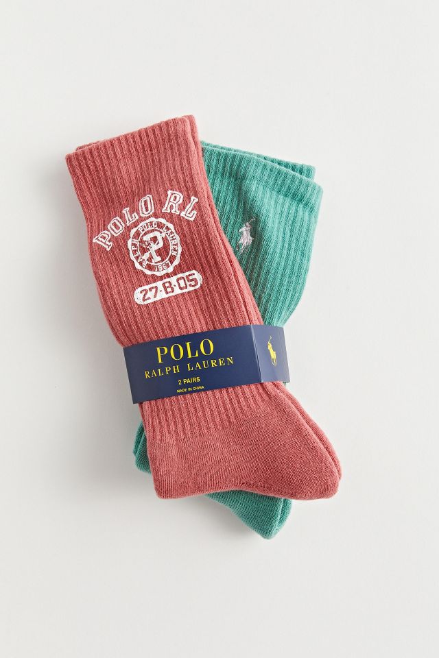 Polo Ralph Lauren Crest Crew Sock 2-Pack