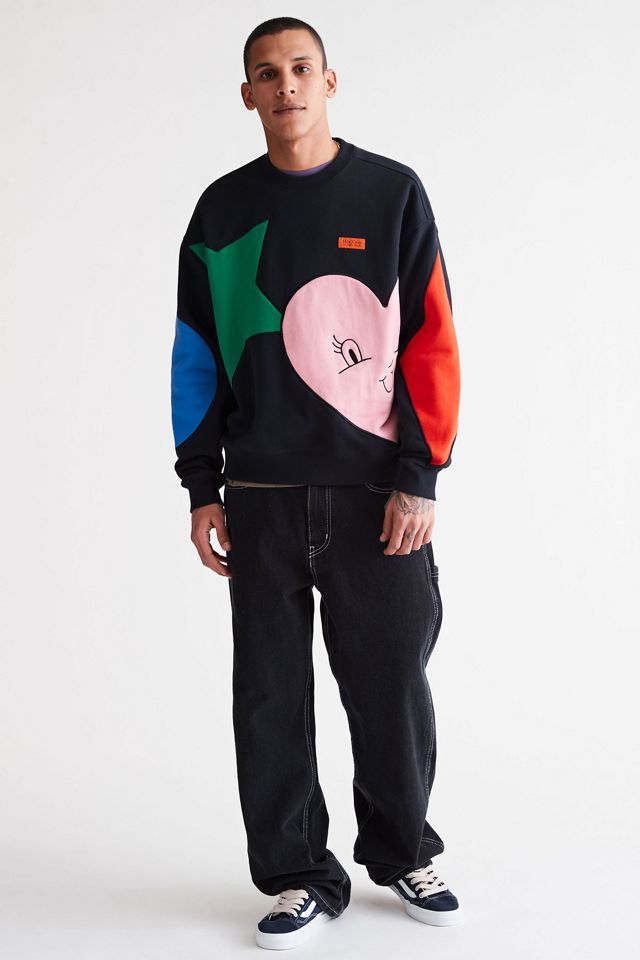 Teddy Fresh Hila Klein Applique Crew Neck Sweatshirt #2