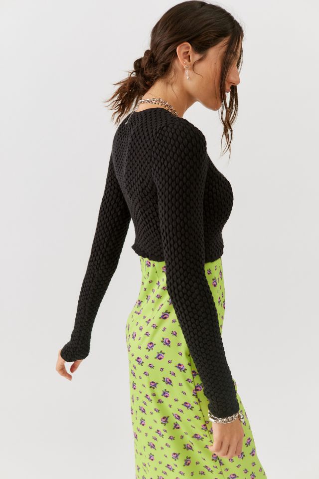 UO Piper Textured Keyhole Sweater #4