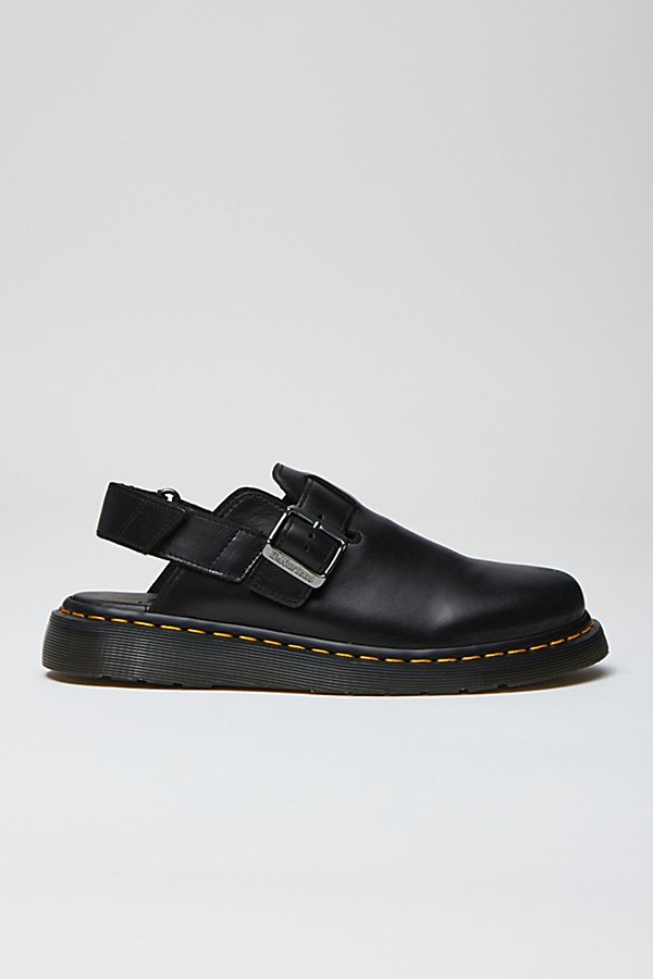 DR. MARTENS' JORGE II CLOG IN BLACK, MEN'S AT URBAN OUTFITTERS